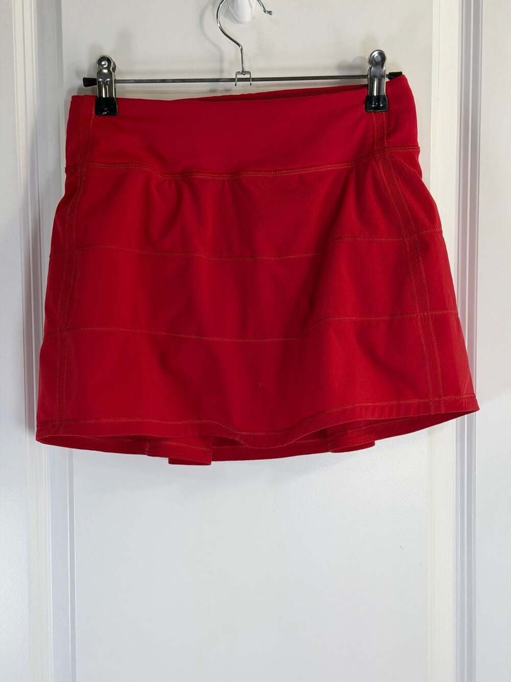 Lululemon Pace Rival Mid-Rise Skirt in Dark Red Size 2 - Picture 1 of 6